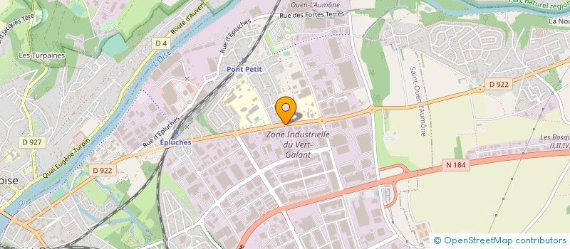 localisation de l'entreprise VIDEL  PONTOISE