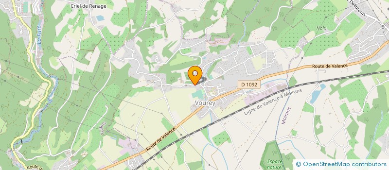 localisation de l'entreprise VIDELIER à VOUREY