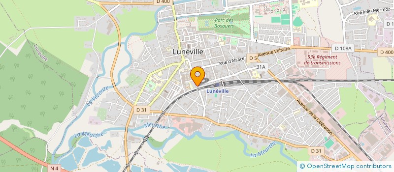 localisation de l'entreprise VIDENTISSIMO  LUNEVILLE