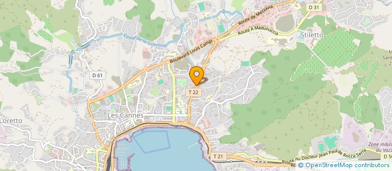 localisation de l'entreprise VIDEO 13 à AJACCIO