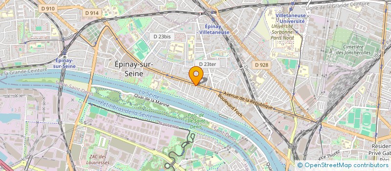 localisation de l'entreprise VIDEO 2001 à EPINAY-SUR-SEINE
