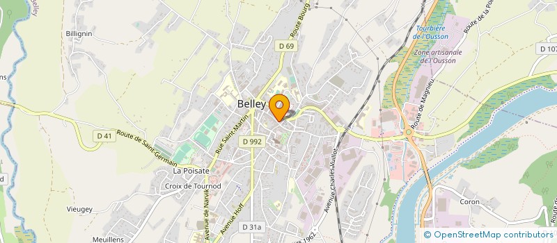 localisation de l'entreprise VIDEO 3 D  BELLEY