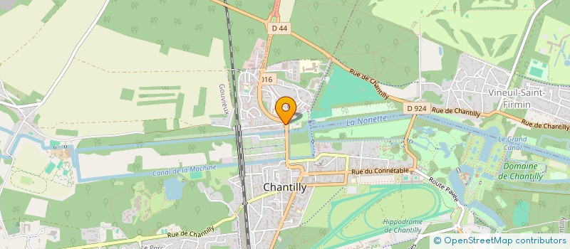 localisation de l'entreprise VIDEO 44 à CHANTILLY