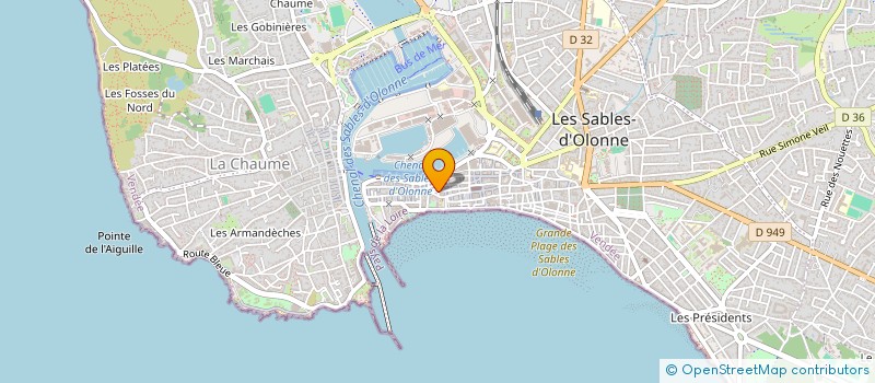 localisation de l'entreprise VIDEO 85340 à LES SABLES D'OLONNE