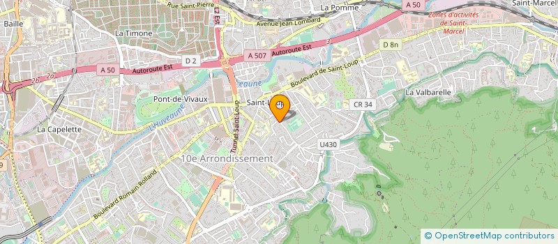 localisation de l'entreprise VIDEO ALARME DIRECT à MARSEILLE 10EME