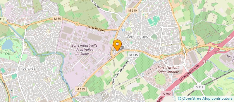 localisation de l'entreprise VIDEO ALIAS à VENDARGUES