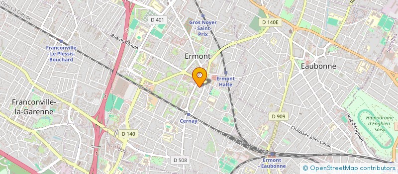 localisation de l'entreprise VIDEO ARGENT à ERMONT