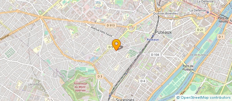 localisation de l'entreprise VIDEO BATIMENT CONCEPT à SURESNES