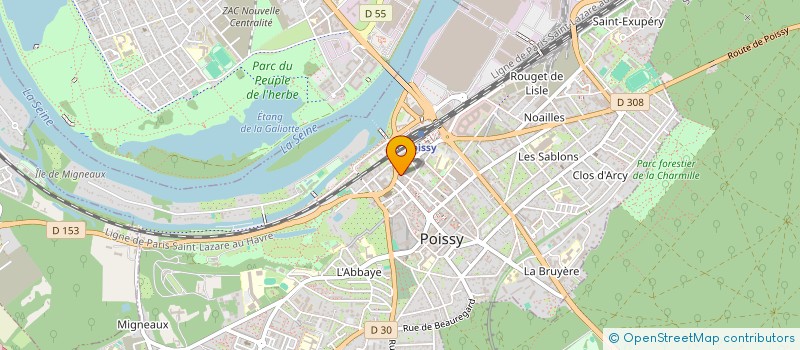 localisation de l'entreprise VIDEO BOOSTER 78 à POISSY
