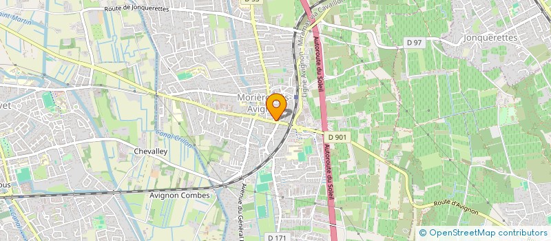 localisation de l'entreprise VIDEO CENTER  MORIERES-LES-AVIGNON