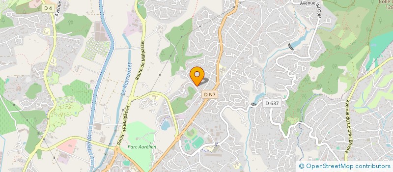 localisation de l'entreprise VIDEO CENTER 54 à FREJUS