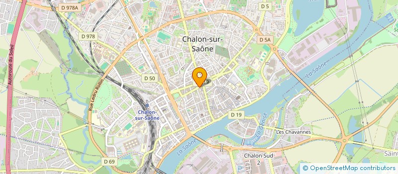 localisation de l'entreprise VIDEO CHANGE à CHALON-SUR-SAONE