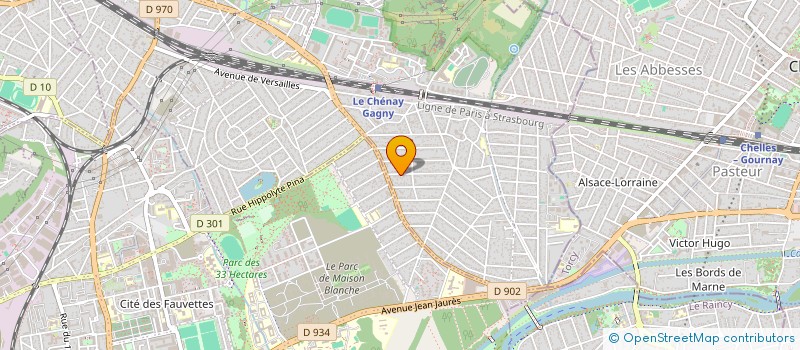 localisation de l'entreprise VIDEO CHRETIENNE à GAGNY