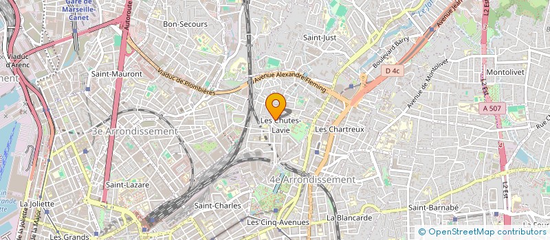 localisation de l'entreprise VIDEO CHUTES LAVIE à MARSEILLE