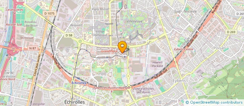 localisation de l'entreprise VIDEO CITY  GRENOBLE