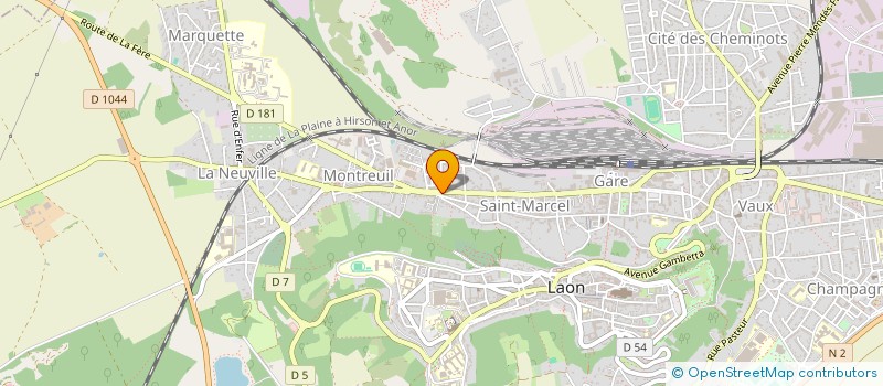 localisation de l'entreprise VIDEO CLASS à LAON