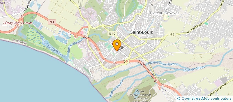 localisation de l'entreprise VIDEO CLUB à SAINT-LOUIS