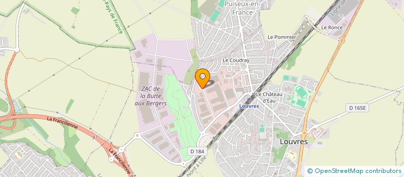 localisation de l'entreprise VIDEO CLUB  LOUVRES