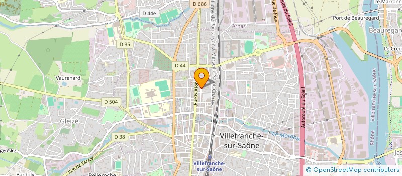 localisation de l'entreprise VIDEO CLUB 421 à VILLEFRANCHE-SUR-SAONE