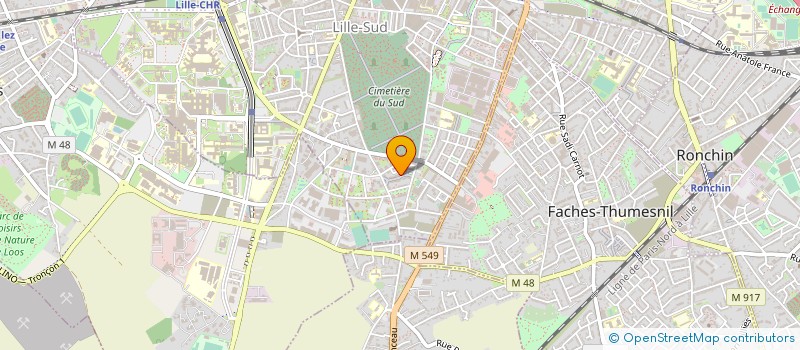 localisation de l'entreprise VIDEO CLUB DU SUD à LILLE