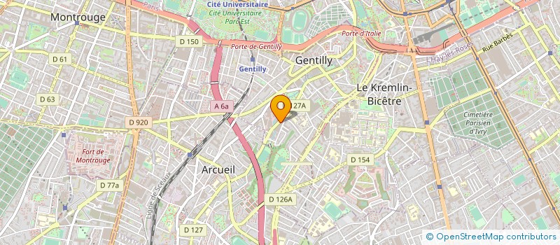 localisation de l'entreprise VIDEO CORP SARL à GENTILLY