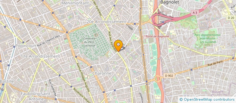 localisation de l'entreprise VIDEO DE POCHE à PARIS