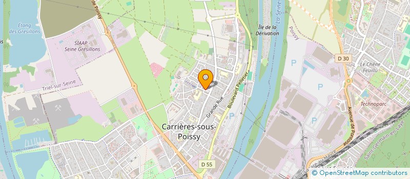 localisation de l'entreprise VIDEO EOLE  CARRIERES-SOUS-POISSY