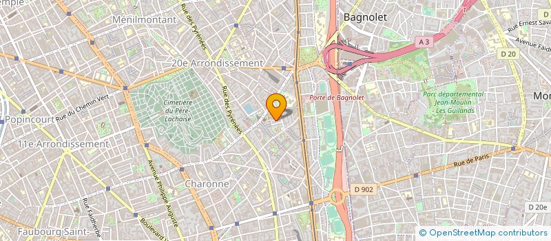 localisation de l'entreprise VIDEO ET ANALYSE DU PAYSAGE  PARIS