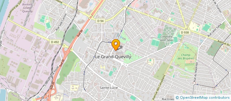 localisation de l'entreprise VIDEO EVASION  LE GRAND-QUEVILLY
