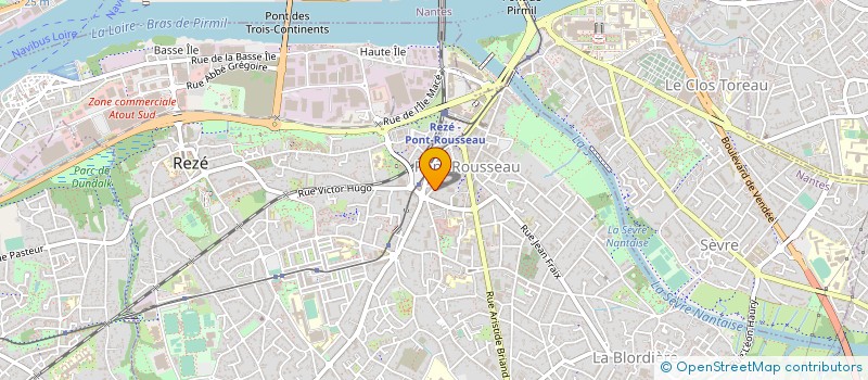 localisation de l'entreprise VIDEO-FIL DISTRIBUTION à REZE