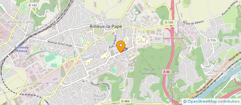 localisation de l'entreprise VIDEO FOLLIES à RILLIEUX-LA-PAPE