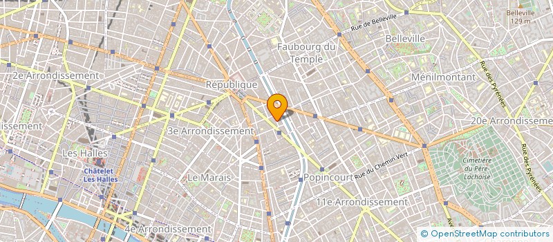 localisation de l'entreprise VIDEO FORTE M HAMOUSIN  PARIS