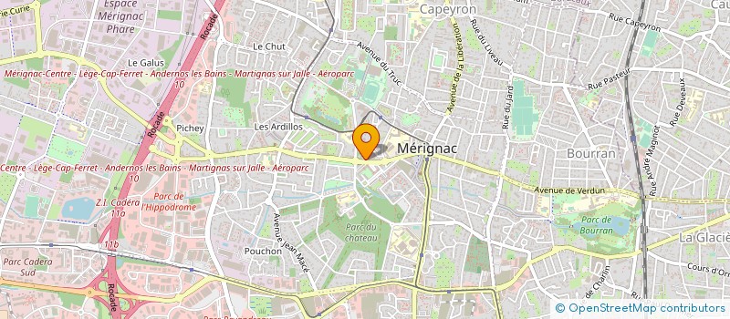 localisation de l'entreprise VIDEO HELENE SODEIK VIDEO FUTUR  MERIGNAC