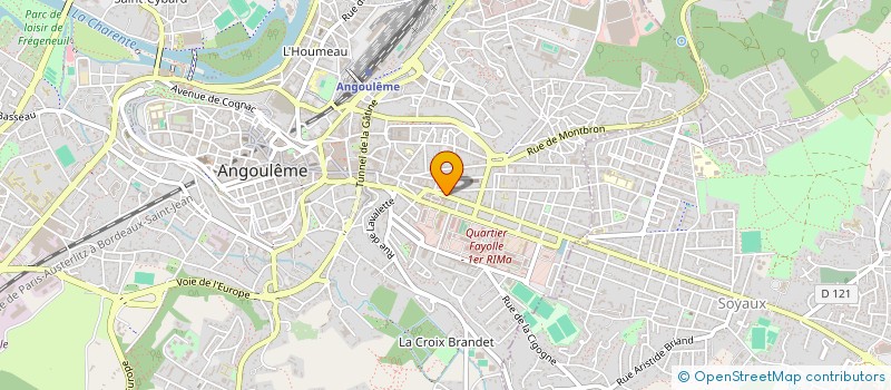 localisation de l'entreprise VIDEO HOLDING SYSTEM à ANGOULEME
