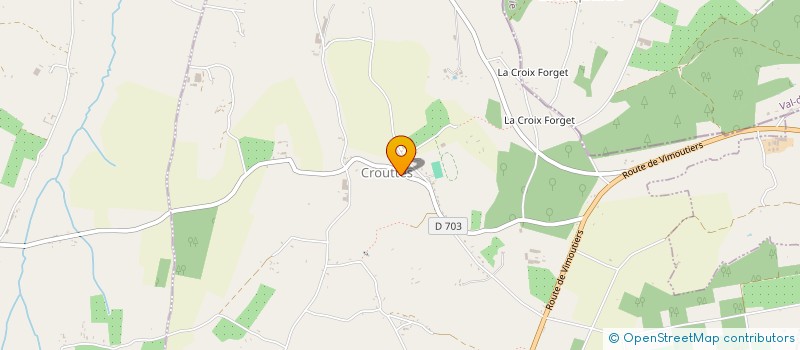 localisation de l'entreprise VIDEO IMAG'IN à CROUTTES
