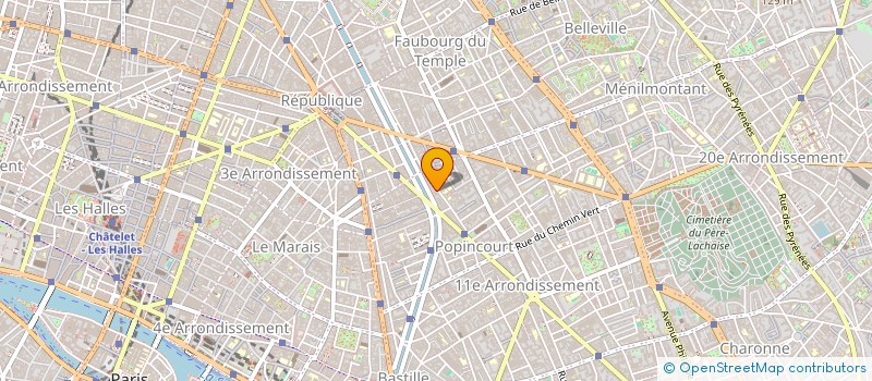 localisation de l'entreprise VIDEO IMAGE PRODUCTION à PARIS