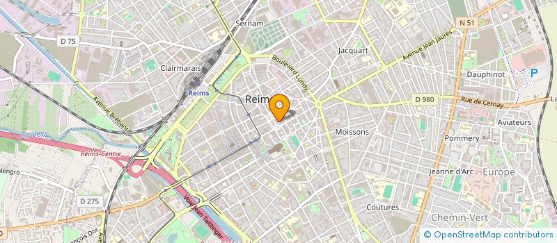 localisation de l'entreprise VIDEO IMPACT  REIMS