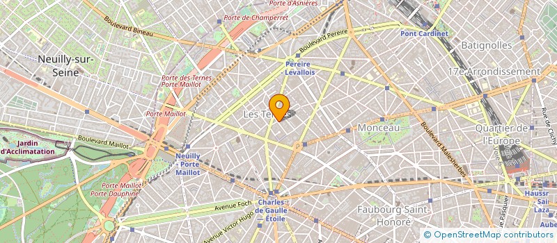 localisation de l'entreprise VIDEO INFORMATIQUE COURCELLES à PARIS