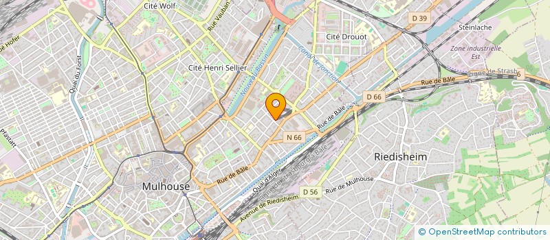 localisation de l'entreprise VIDEO KARSENTY à MULHOUSE