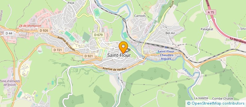 localisation de l'entreprise VIDEO KAY 15 à SAINT-FLOUR