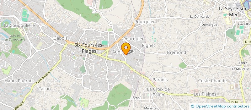 localisation de l'entreprise VIDEO LE RUBIS à SIX-FOURS-LES-PLAGES