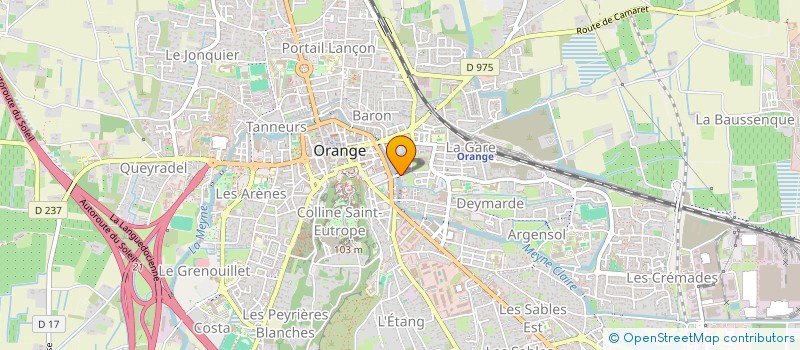 localisation de l'entreprise VIDEO LOISIRS à ORANGE