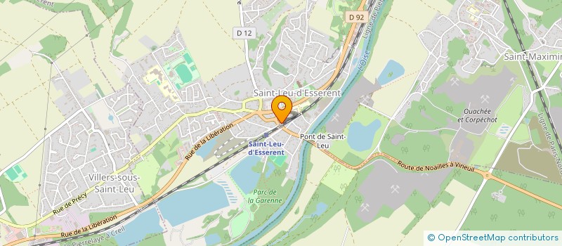 localisation de l'entreprise VIDEO MODERNE à SAINT-LEU-D'ESSERENT