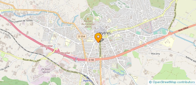 localisation de l'entreprise VIDEO NEWS  HYERES
