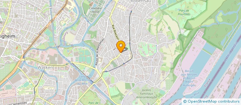 localisation de l'entreprise VIDEO NORD à STRASBOURG
