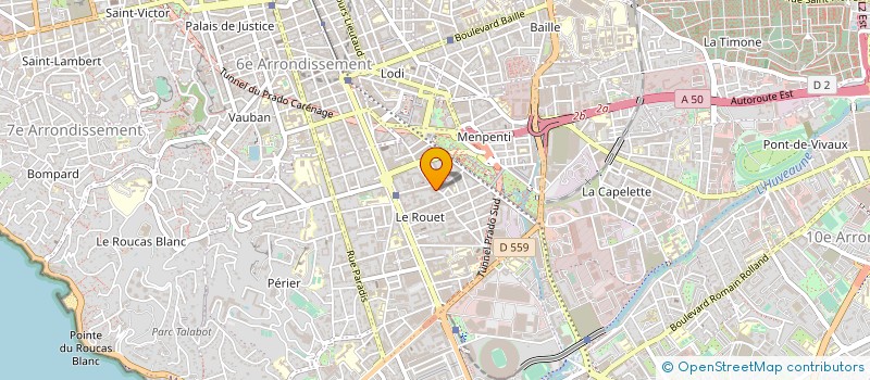 localisation de l'entreprise VIDEO NOUVELLE DU ROUET à MARSEILLE