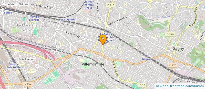 localisation de l'entreprise VIDEO ONE à VILLEMOMBLE
