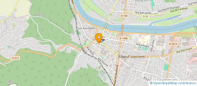 localisation de l'entreprise VIDEO PHONE  ELBEUF