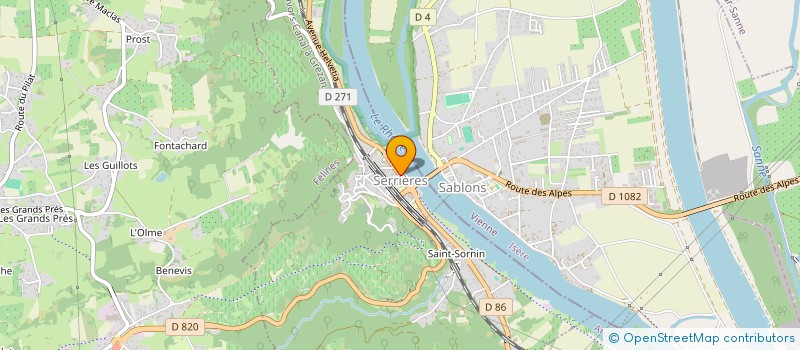 localisation de l'entreprise VIDEO PILOTE SERRIERES à SERRIERES