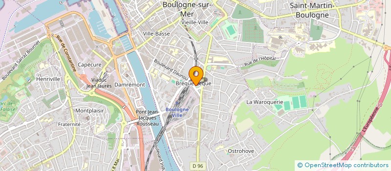 localisation de l'entreprise VIDEO PLUS à BOULOGNE-SUR-MER